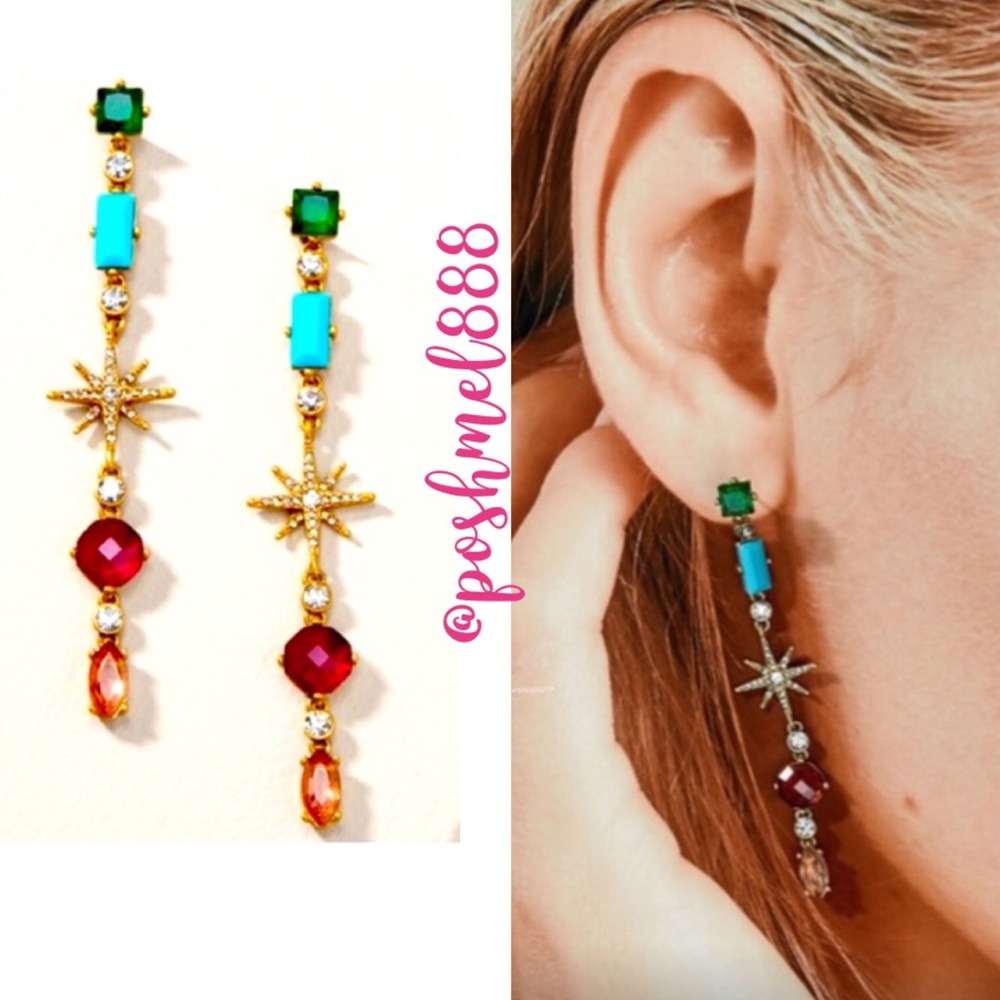 :: Stella & Dot | Retired🌈🍬Candy Jewels Collection Linear Earrings